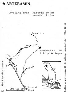 Ärteråsen - furudal karta