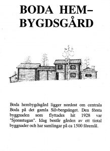 Boda hembygdsgård - Furudal