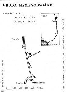 Boda hembygdsgård - Furudal karta