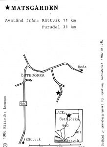 Matsgården - Furudal karta