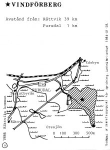 Vindförberg - Furudal karta