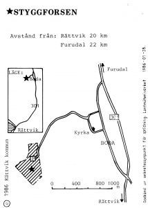 Styggforsen - Furudal karta